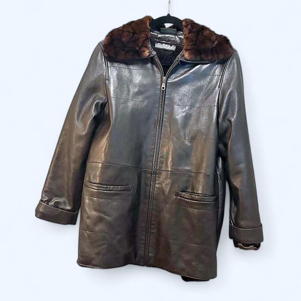 Unbranded Women's Brown and Black Jacket